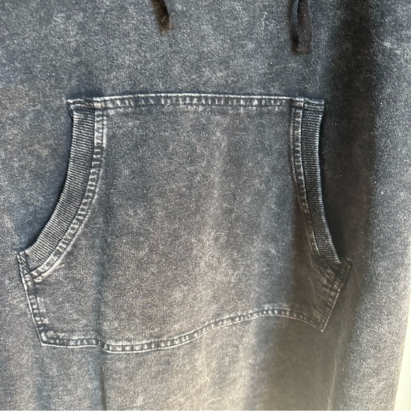 Grey-Black Jane & Delancey Hoodie Dress in size US L - Picture 3 of 8